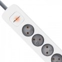 Qoltec 50297 pagarinātājs 1,8 m 6 Maiņstrāvas izvade (-s) Iekštelpas Pelēks, Balts Qoltec 50297 pagarinātājs 1,8 m 6 Maiņstrāvas izvade (-s) Iekštelpas Pelēks, Balts