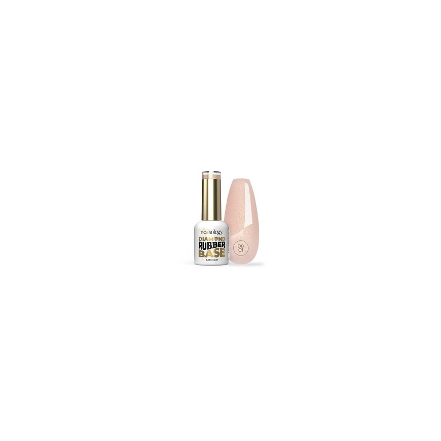 Nailsology Diamond Top hibrīdā manikīra spīdīgais augšējais slānis, 8 ml