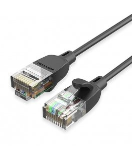 Vention IBIBJ võrgukaabel Must 5 m Cat6a U/UTP (UTP)