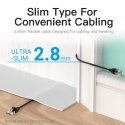 Vention Cat.6A UTP Patch Cable 5M Black Slim Type Vention Cat.6A UTP Patch Cable 5M Black Slim Type
