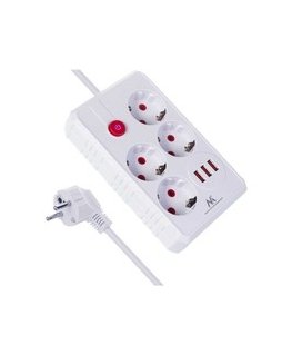 Inne Oem Кабель питания 3x1.5mm черный 3м с угловой вилкой