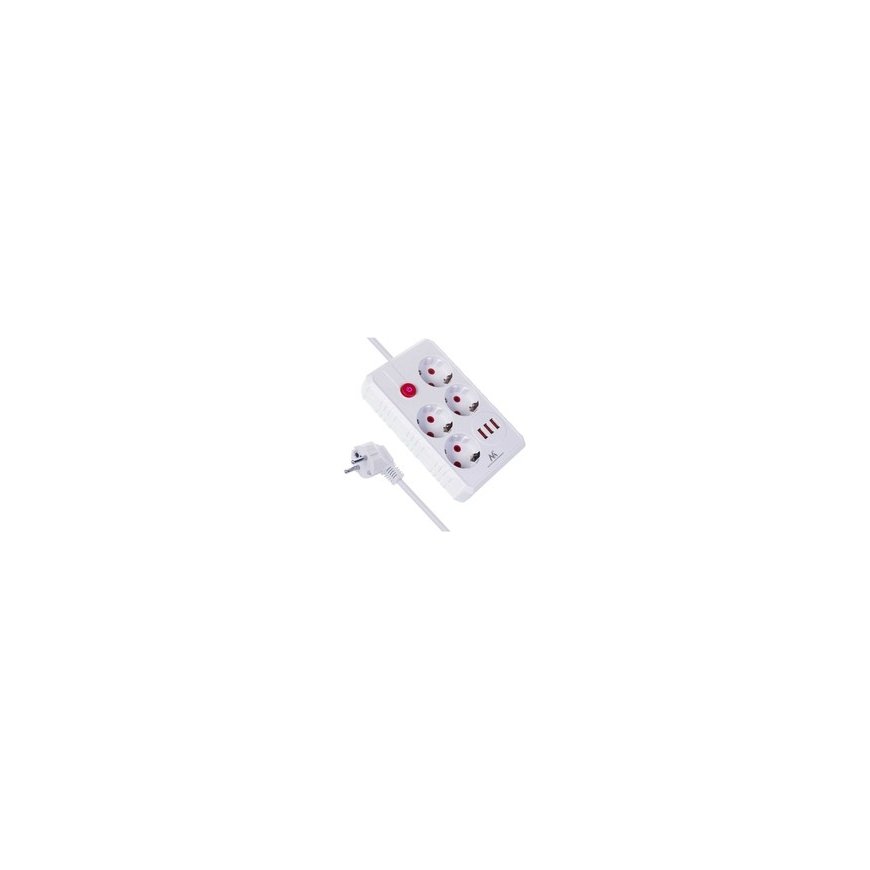 Inne Oem Кабель питания 3x1.5mm черный 3м с угловой вилкой