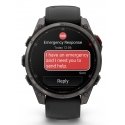 Garmin fēnix 8 Pro 3,56 cm (1.4") AMOLED 47 mm Digitāls 454 x 454 pikseļi Skārienjūtīgais ekrāns Pel