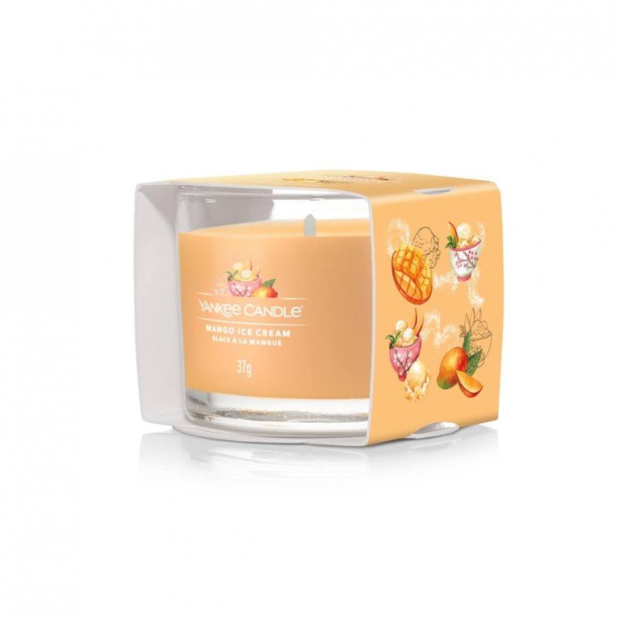Yankee Candle Mango Ice Cream vaska svece Apaļš Banānveida, Oranžs, Ananāss, Vaniļa Oranžs 1 pcs – 2