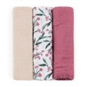 Petite&Mars Mousse - bamboo diapers, 3 pcs set | Pink Meadow Petite&Mars Mousse - bamboo diapers, 3 pcs set | Pink Meadow