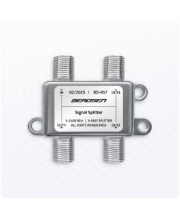 Passive antenna splitter, 3 inputs, 5–2400 MHz, Berdsen BD-957