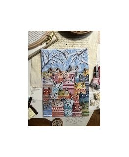 Beldizart Krusts izšūšanas komplekts "Pavasara balsi" 15 x 21 cm SANG-11