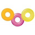 Plaukimo žiedas Neon, diameeter 91 cm - 3 värvi INTEX 59262 kollane Plaukimo žiedas Neon, diameeter 91 cm - 3 värvi INTEX 59262 kollane