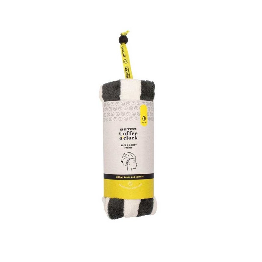 Beter Microfiber Coffee O'clock Turban Towel