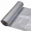 MEVA 50 micron thick garbage bags. durable roll of 25 pcs. - transparent 120L MEVA 50 micron thick garbage bags. durable roll of 25 pcs. - transparent 120L