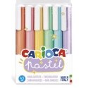 Carioca Pastel marker 6 pc(s) Chisel tip Blue, Green, Orange, Pastel, Pink, Purple, Yellow Carioca Pastel marker 6 pc(s) Chisel tip Blue, Green, Orange, Pastel, Pink, Purple, Yellow