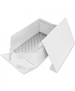 PME Cake Box & Card Oblong indas pyragams laikyti Stačiakampio formos Kartonas Balta