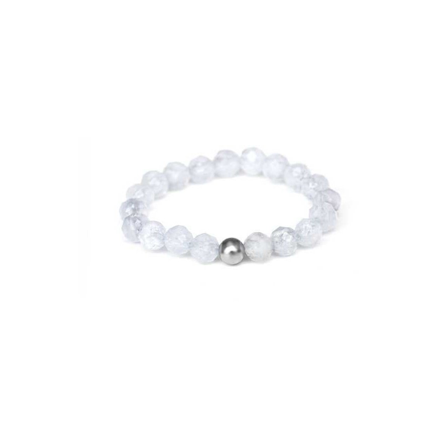 Agato mineraalring chalcedoniga POL-R17