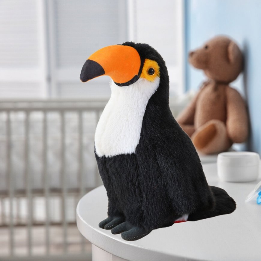 Lean Toys Pliušinis tukanas 20 cm
