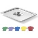 GN container lid with colored clips Haccp GN2/4 530x162mm stainless steel - Hendi 805275 GN container lid with colored clips Haccp GN2/4 530x162mm stainless steel - Hendi 805275