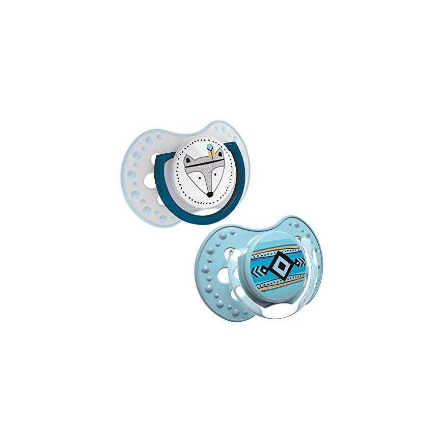 LOVI dynamic silicone pacifier INDIA SUMMER, 6-18 months, 2 pcs, 22/857boy
