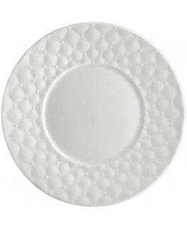 Glamour desertinė lėkštė 20,5 cm balta AMBITION