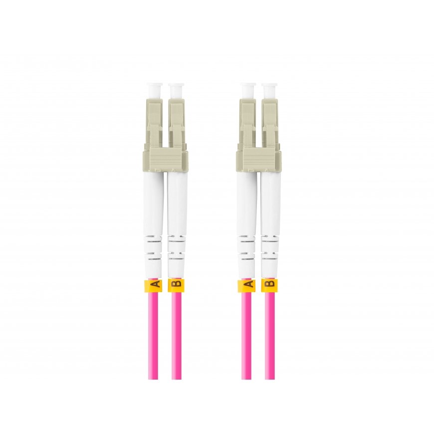 Lanberg FO-LULU-MD41-0010-VT InfiniBand/fibre optic cable 1 m LC Фиолетовый