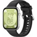 4Wrist Silikonirihm Huawei Fit 3 jaoks – must 4Wrist Silikonirihm Huawei Fit 3 jaoks – must