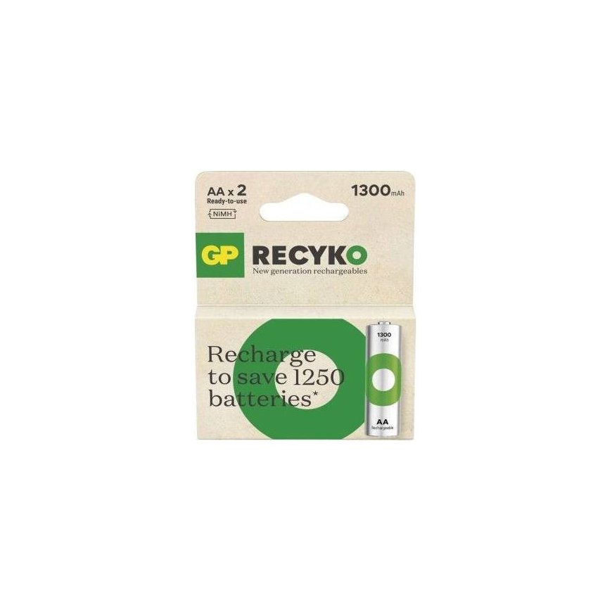 AKUMULIATORID GP AA 1300mAh. 2 TK.