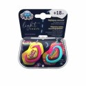 CANPOL BABIES silikoninis simetrinis čiulptukas NEON LOVE, 18 mėn.+, 2 vnt., 22/654_pin CANPOL BABIES silikoninis simetrinis čiulptukas NEON LOVE, 18 mėn.+, 2 vnt., 22/654_pin