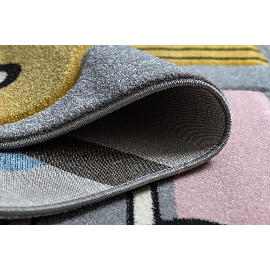 Rug IONA FRAME color gray 120x170 Hakano