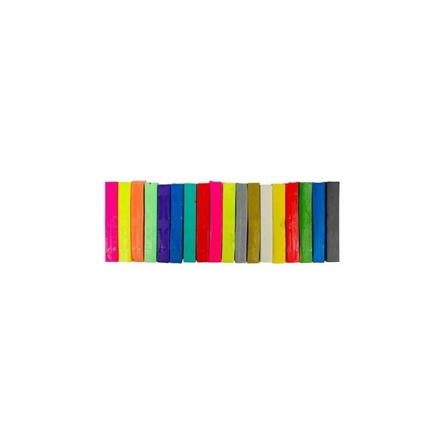 Colorino Kids Modeling Clay, square shape, 18 mix colors (gold, silver, glow in the dark) – 2