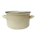 Emaliuotas puodas 14 cm 1,25 l kremas EMALIA OLKUSZ Emaliuotas puodas 14 cm 1,25 l kremas EMALIA OLKUSZ
