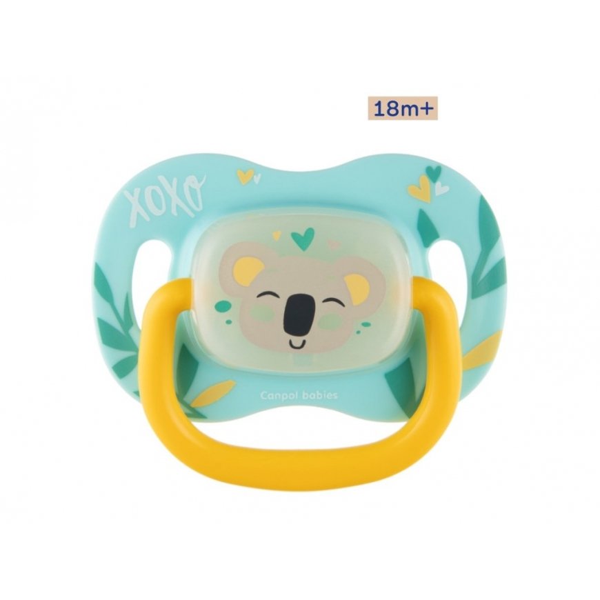 CANPOL BABIES silicone symmetrical pacifier, 18M+, EXOTIC (koala), 34/922_koal