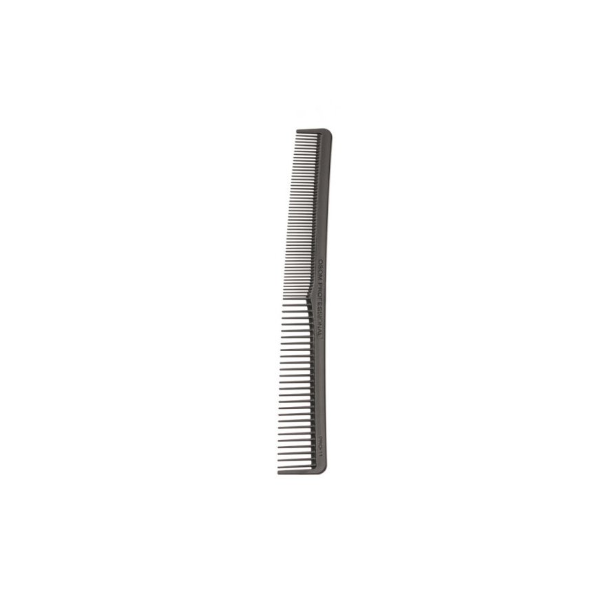 OSOM Professional Hair Comb Black Cutting Comb OSOMPRO11BLK, antibacterial