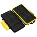 Memory Card Case - MITOYA 12 SD & 12 Micro SD Card Durable ABS Plastic Yellow Memory Card Case - MITOYA 12 SD & 12 Micro SD Card Durable ABS Plastic Yellow