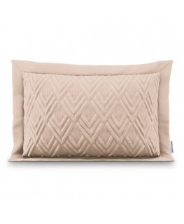 Decorative cushion TROPICAL BONAIRE with gray leaf pattern, printed on the inside 45x45 ameliahome