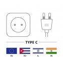 Goobay Connection Cable Euro Plug, 5 m, Black Goobay Connection Cable Euro Plug, 5 m, Black