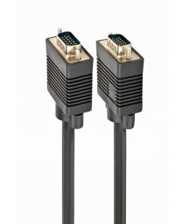 Gembird 1.8m HD15 M/M VGA kabelis 1,8 m VGA (D-Sub) Juoda