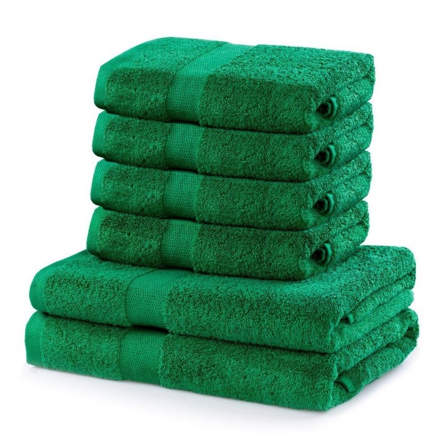 DecoKing Towel MARINA Green 70x140