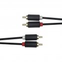 Deltaco 170002 audiokaabel 2 m RCA Must Deltaco 170002 audiokaabel 2 m RCA Must