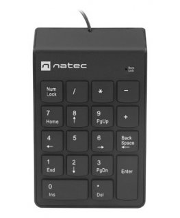 NATEC GOBY 2 Numeerinen näppäimistö Universaali USB musta