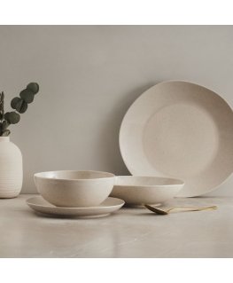 Salaterka Organic 17 cm smėlio spalva AMBITION