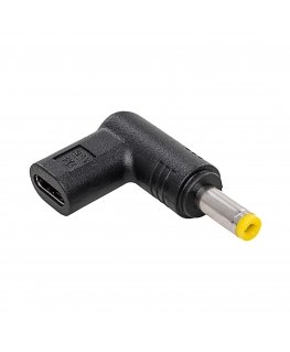 Akyga AK-ND-C03 cable gender changer USB-C 4.8 x 1.7 mm Black