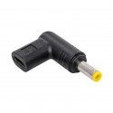Akyga AK-ND-C03 cable gender changer USB-C 4.8 x 1.7 mm Black Akyga AK-ND-C03 cable gender changer USB-C 4.8 x 1.7 mm Black