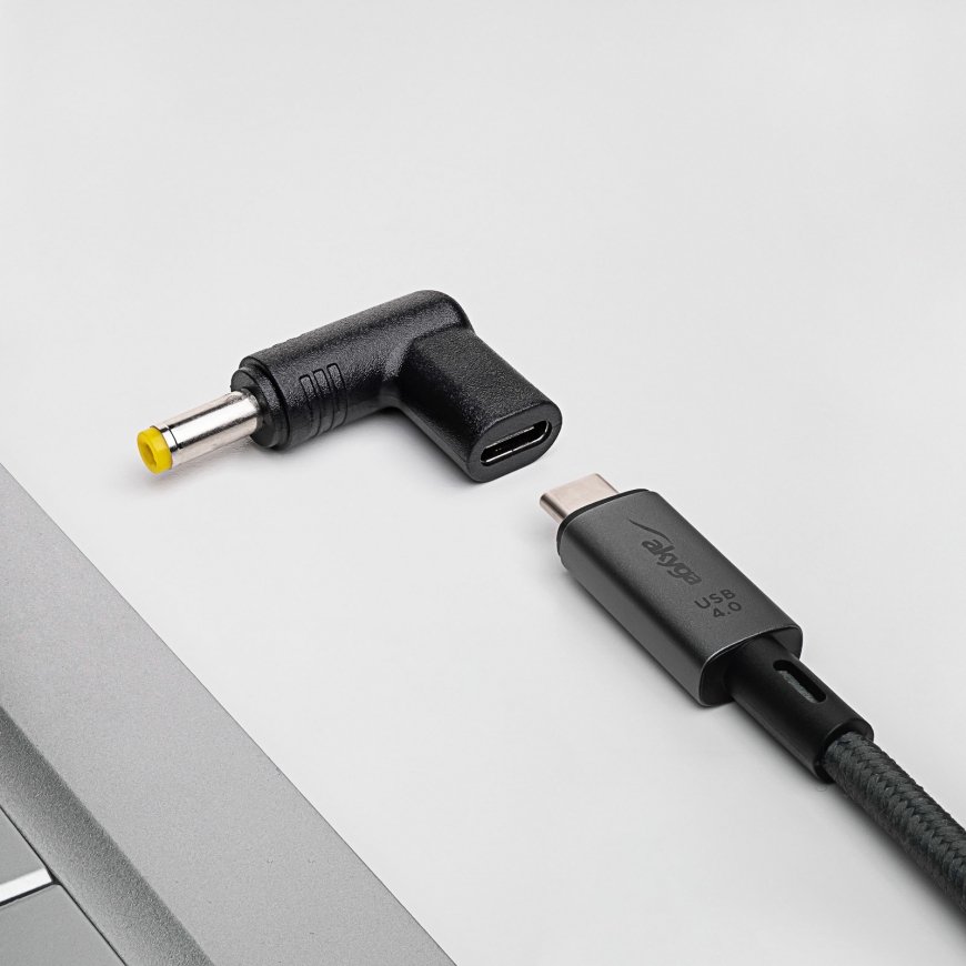 Akyga AK-ND-C03 cable gender changer USB-C 4.8 x 1.7 mm Black – 2