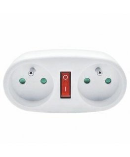 Solight соединительная коробка 2 x 10A белая