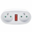 Solight savienojumu kaste 2 x 10A balta Solight savienojumu kaste 2 x 10A balta