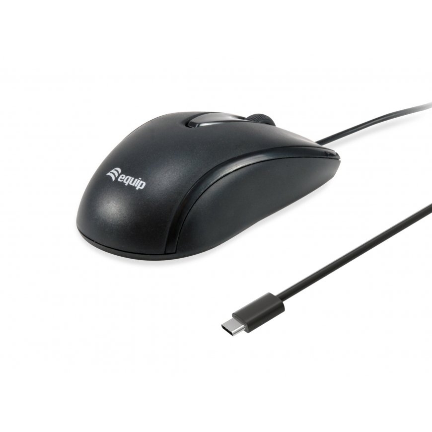 Equip 245116 компьютерная мышь Офисная Для обеих рук USB Type-C Оптический 1200 DPI – 3