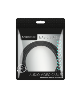 Кабель 2RCA-2RCA 1.8 м Kruger & Matz Basic
