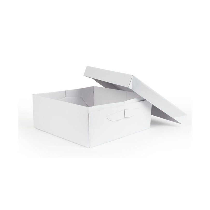 PME CBO809 cake storage container Square White – 4