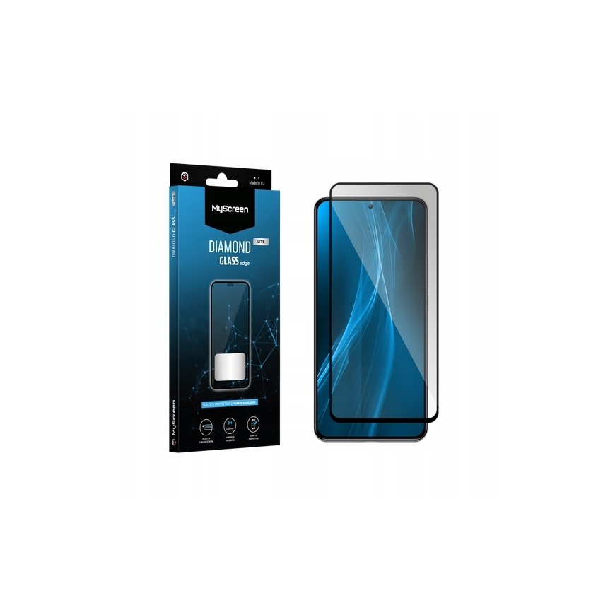 MyScreen Diamond Glass Edge Lite FG suojalasi ZTE Blade A34 musta.