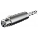 Goobay 27514 kabelių lizdinio / kištukinio jungčių tipo keitiklis XLR 6.35 mm Nerūdijančiojo plieno Goobay 27514 kabelių lizdinio / kištukinio jungčių tipo keitiklis XLR 6.35 mm Nerūdijančiojo plieno