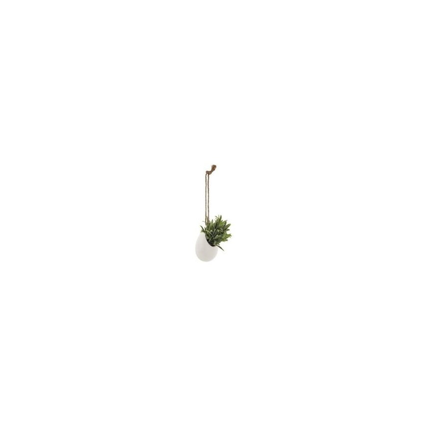 Atmosphera Artificial Plant in Decorative Pot, Hanging with String, 13 cm – 2