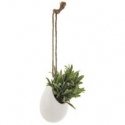 Atmosphera Artificial Plant in Decorative Pot, Hanging with String, 13 cm Atmosphera Artificial Plant in Decorative Pot, Hanging with String, 13 cm